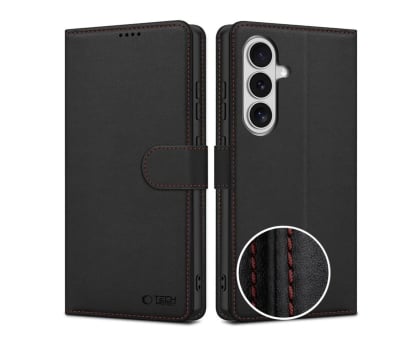 Etui / obudowa na smartfona Tech-Protect Wallet Galaxy S26 Black/Red